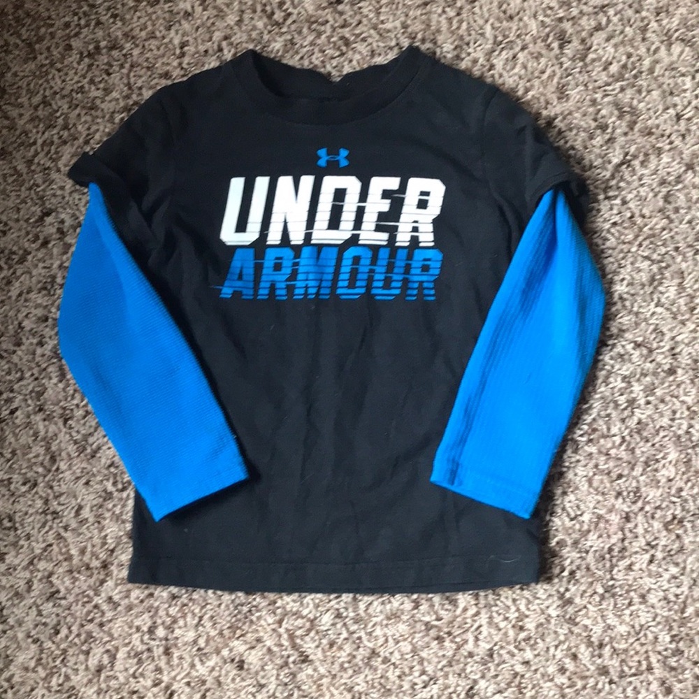 Under Armour Toddler Boys 3T 3/4 Sleeve T-Shirt